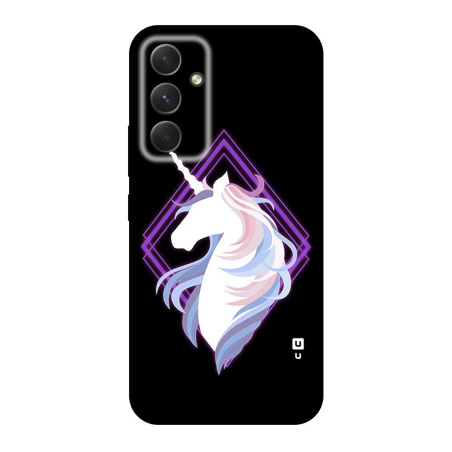Cute Unicorn Illustration Original Polycarbonate Back Case for Galaxy A54