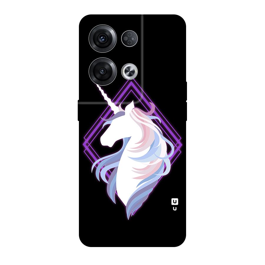 Cute Unicorn Illustration Original Polycarbonate Back Case for Oppo Reno8 Pro 5G