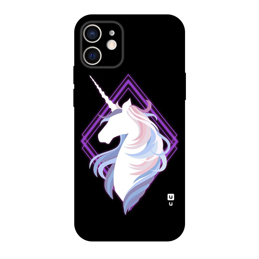 Cute Unicorn Illustration Original Polycarbonate Back Case for iPhone 12
