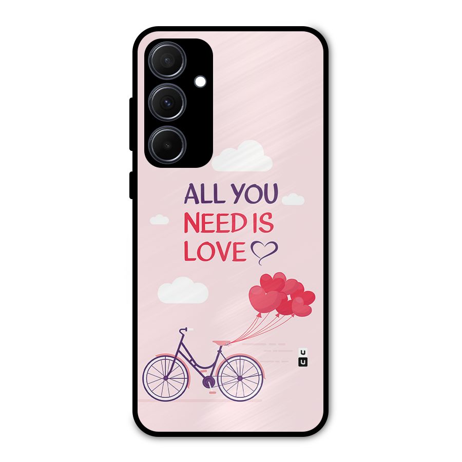 Cycle Of Love Metal Back Case for Galaxy A35
