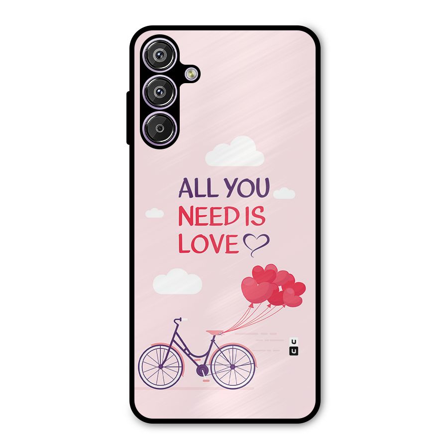 Cycle Of Love Metal Back Case for Galaxy F15