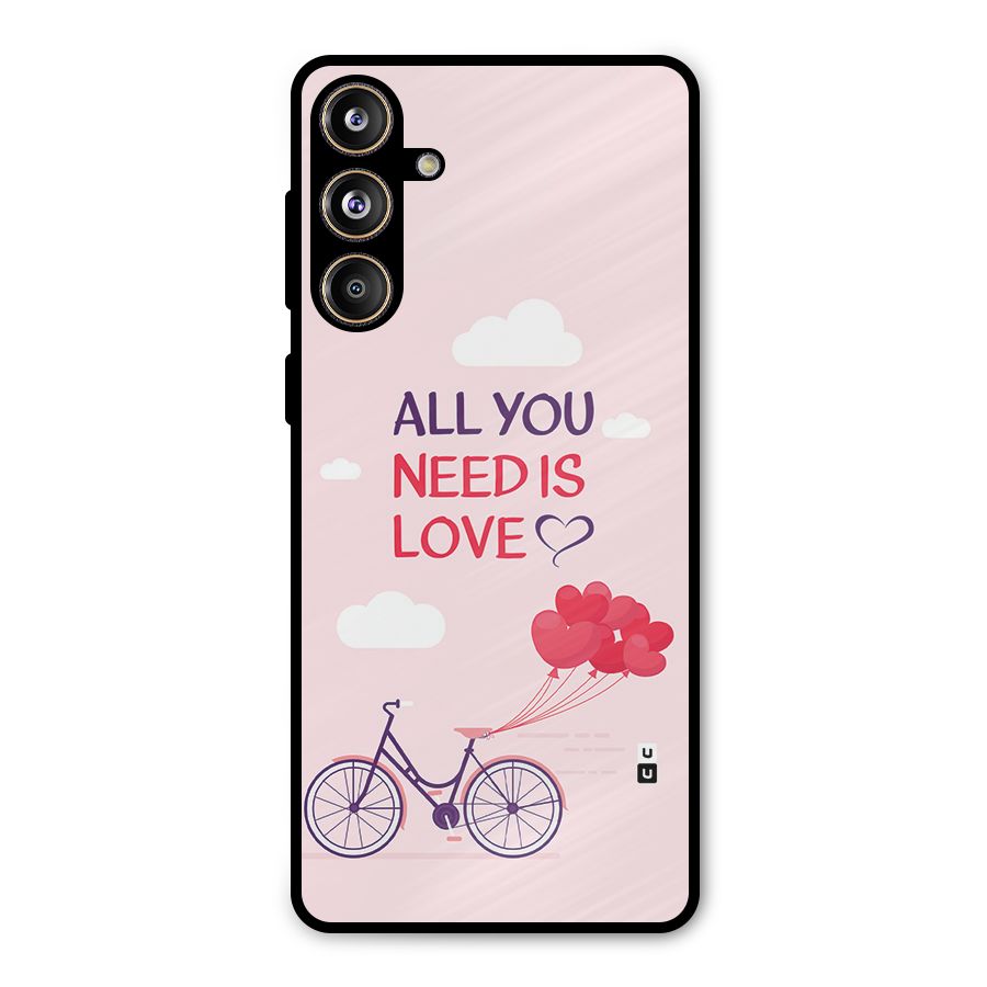 Cycle Of Love Metal Back Case for Galaxy F55