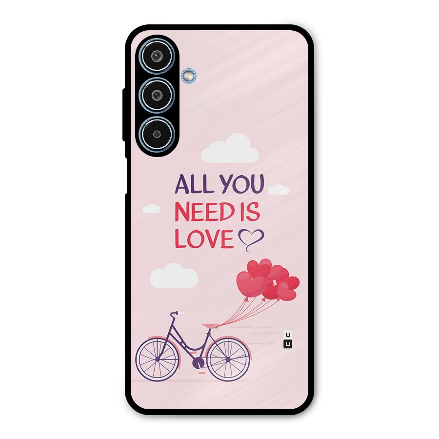 Cycle Of Love Metal Back Case for Galaxy M35