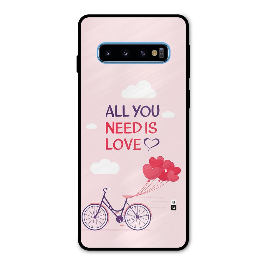 Cycle Of Love Metal Back Case for Galaxy S10