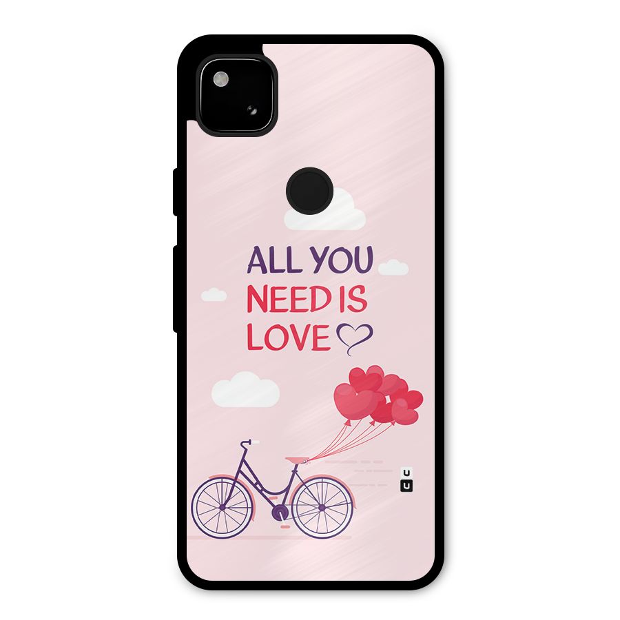 Cycle Of Love Metal Back Case for Google Pixel 4a