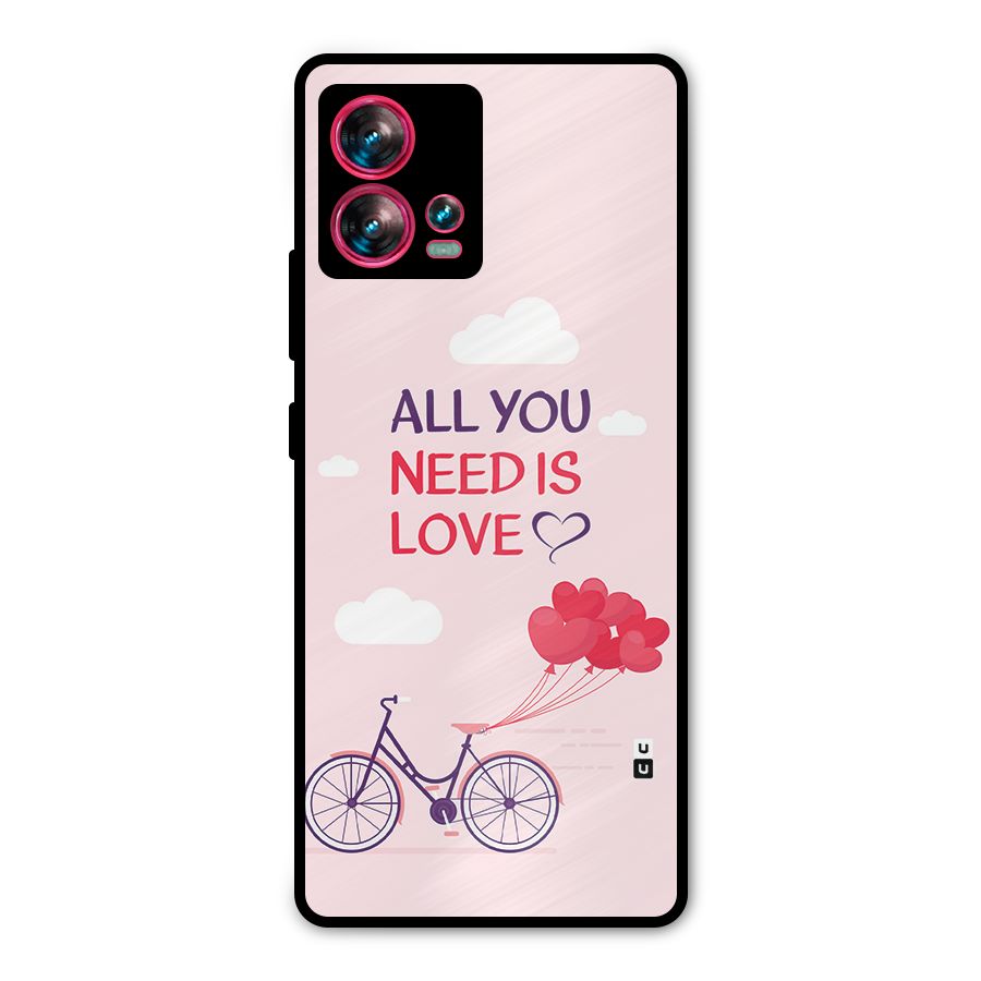 Cycle Of Love Metal Back Case for Motorola Edge 30 Fusion