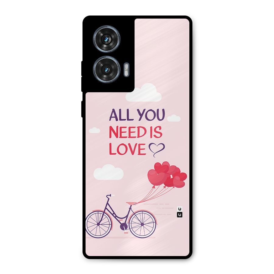 Cycle Of Love Metal Back Case for Motorola Edge 50 Fusion