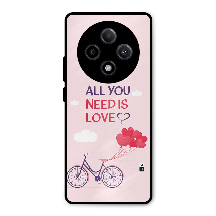 Cycle Of Love Metal Back Case for Oppo F27 Pro Plus
