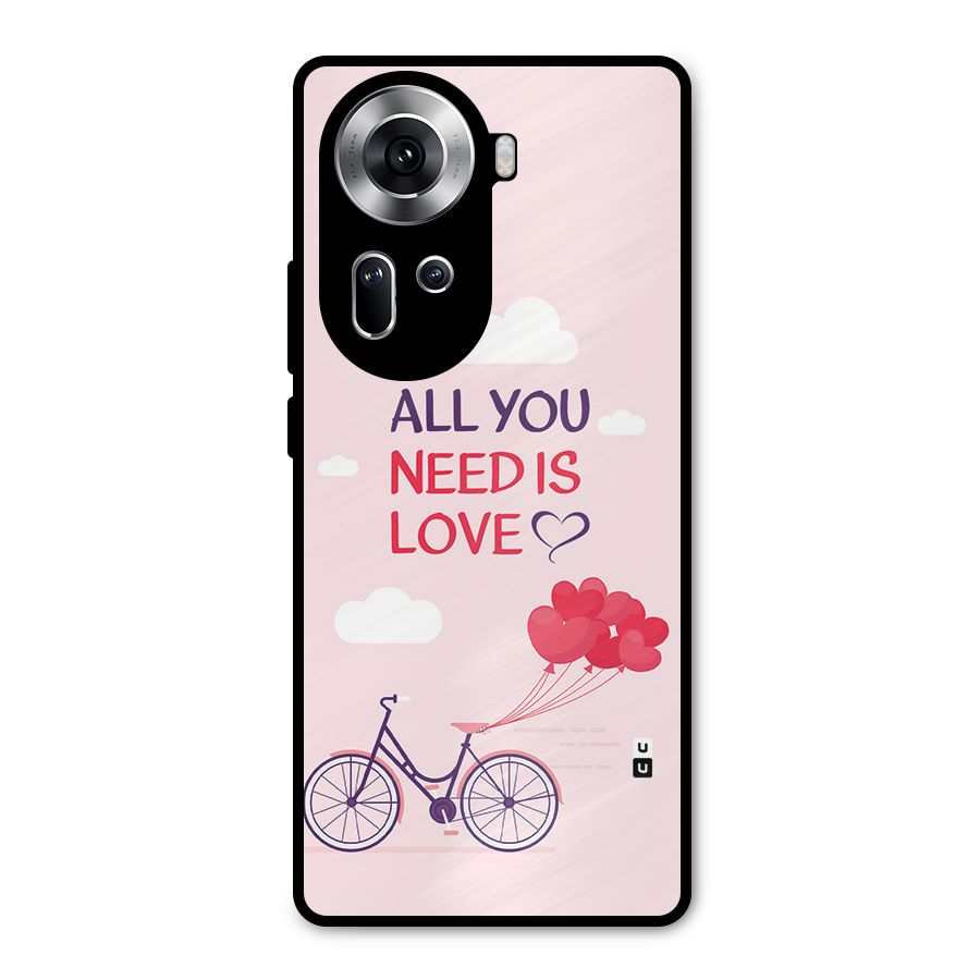 Cycle Of Love Metal Back Case for Oppo Reno11 5G