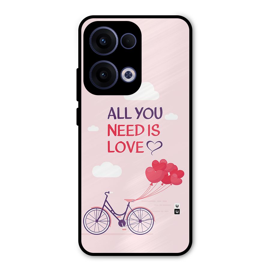 Cycle Of Love Metal Back Case for Oppo Reno13