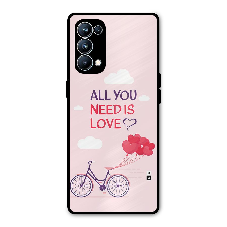 Cycle Of Love Metal Back Case for Oppo Reno5 Pro 5G