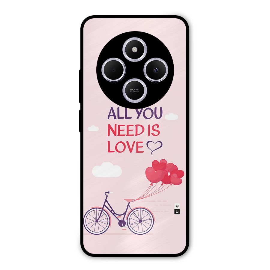 Cycle Of Love Metal Back Case for Redmi A4