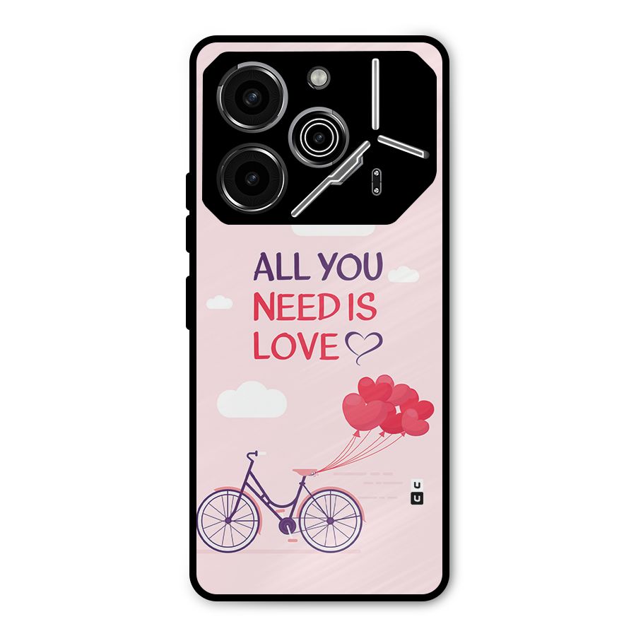 Cycle Of Love Metal Back Case for Tecno Pova 6 Pro