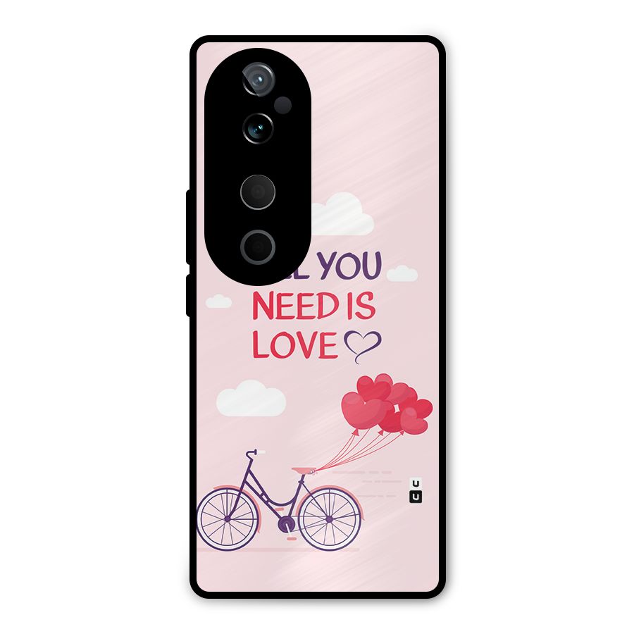 Cycle Of Love Metal Back Case for Vivo T3 Ultra