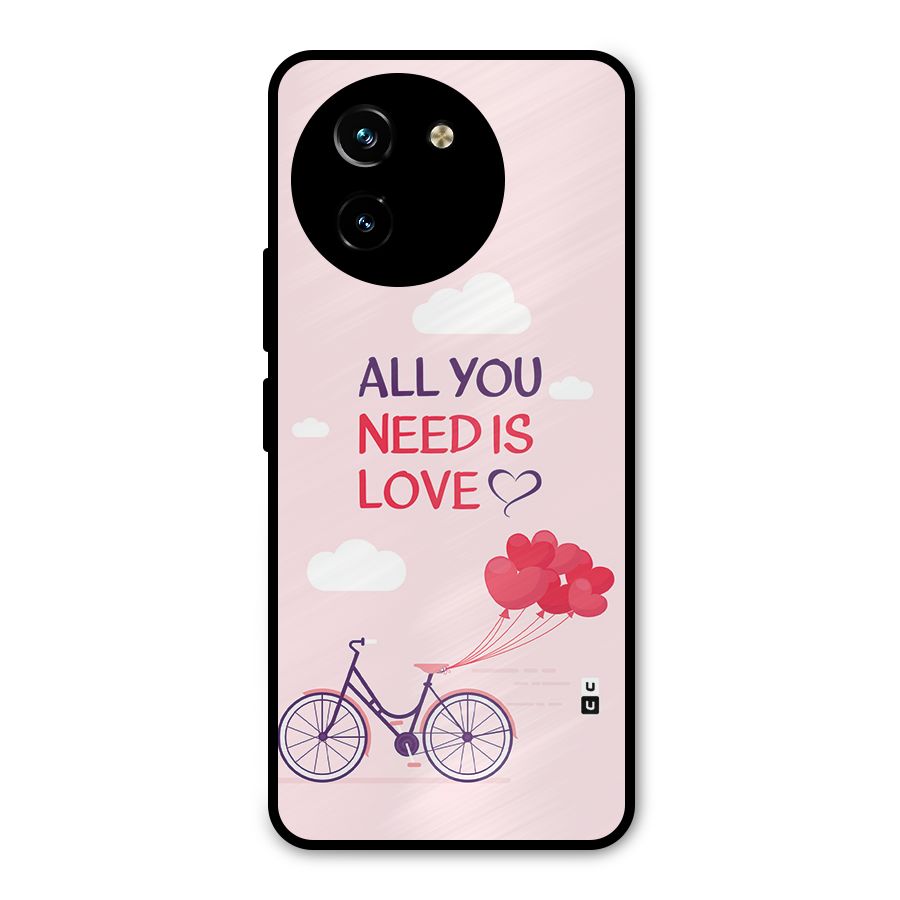 Cycle Of Love Metal Back Case for Vivo T3x