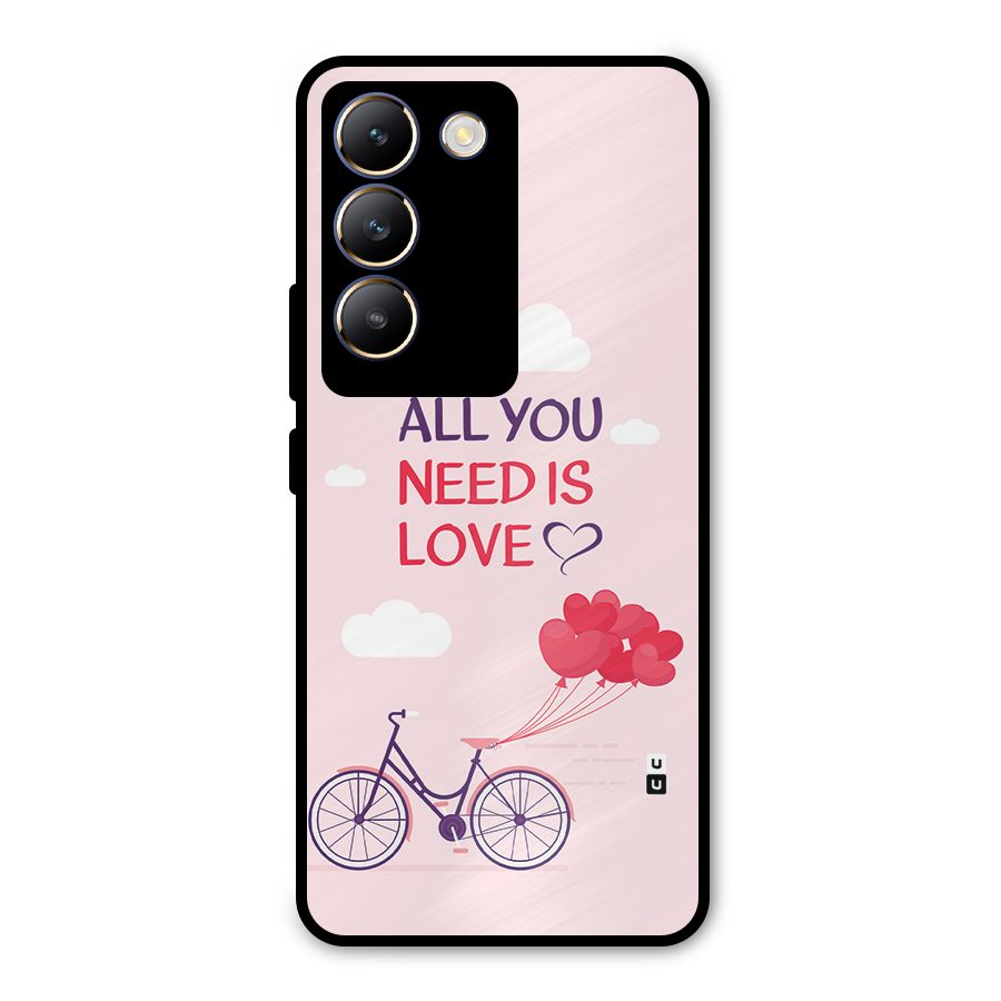 Cycle Of Love Metal Back Case for Vivo Y200e