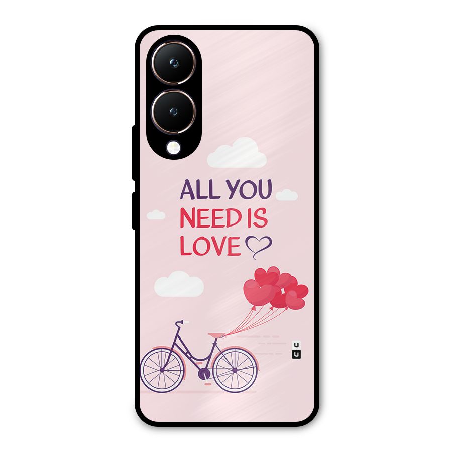 Cycle Of Love Metal Back Case for Vivo Y28