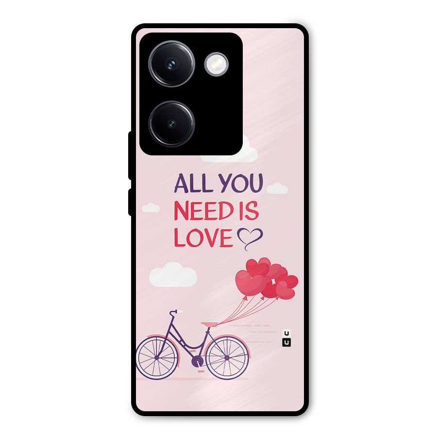 Cycle Of Love Metal Back Case for Vivo Y300 Plus