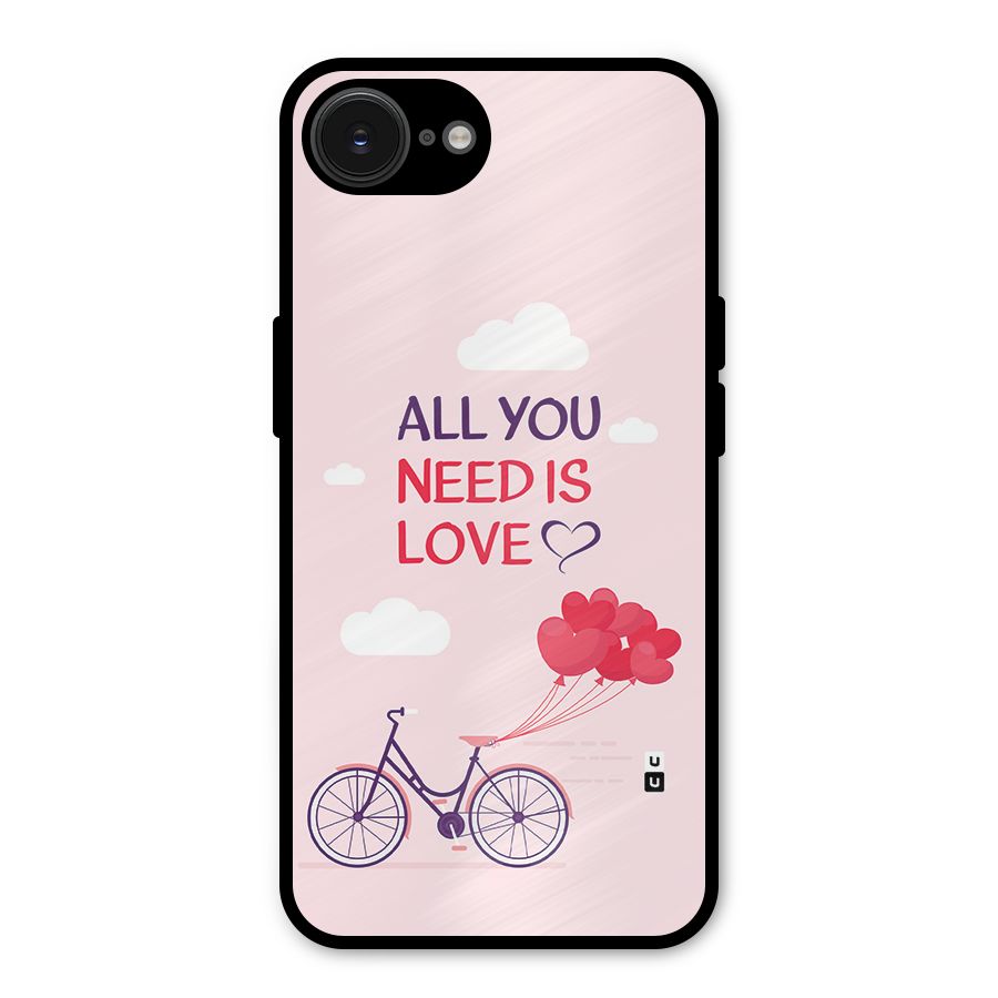 Cycle Of Love Metal Back Case for iPhone 16e