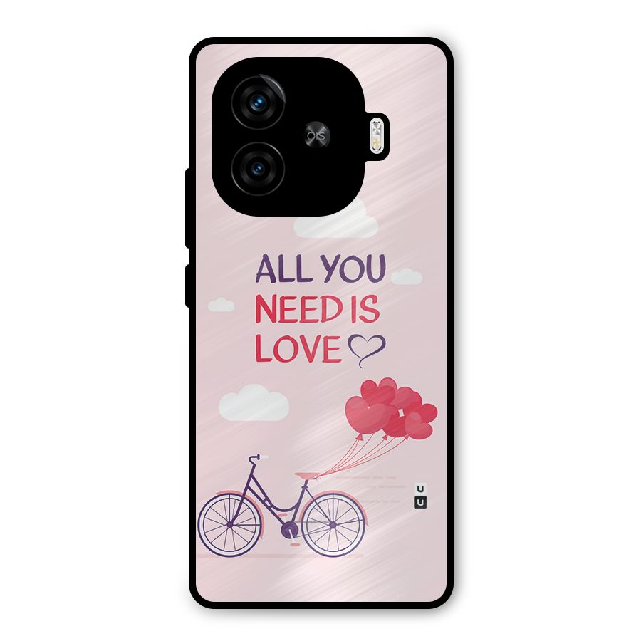Cycle Of Love Metal Back Case for iQOO Z9 Turbo