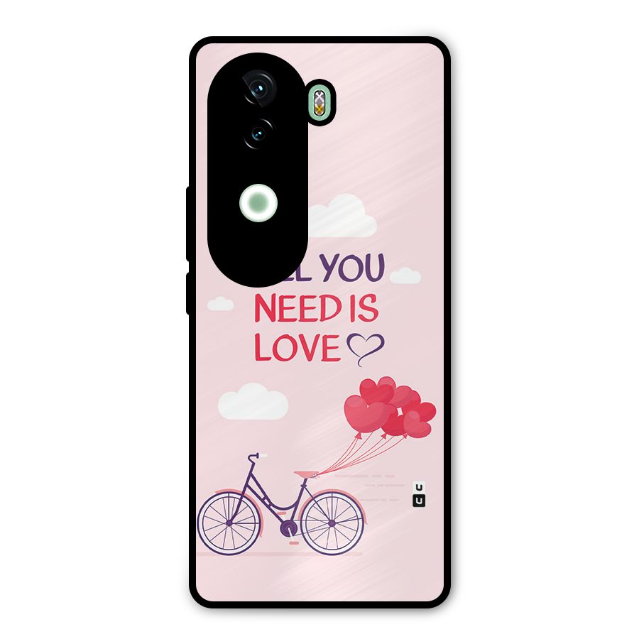 Cycle Of Love Metal Back Case for iQOO Z9s
