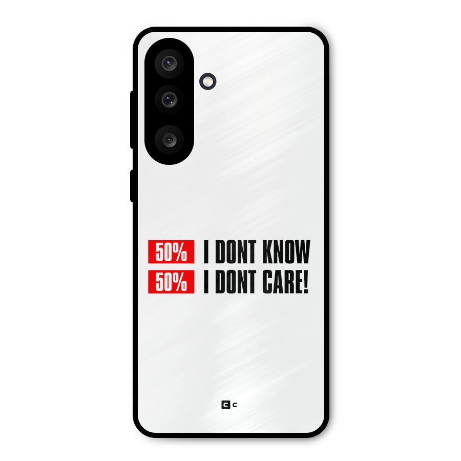 D Dont Know Metal Back Case for Galaxy M56