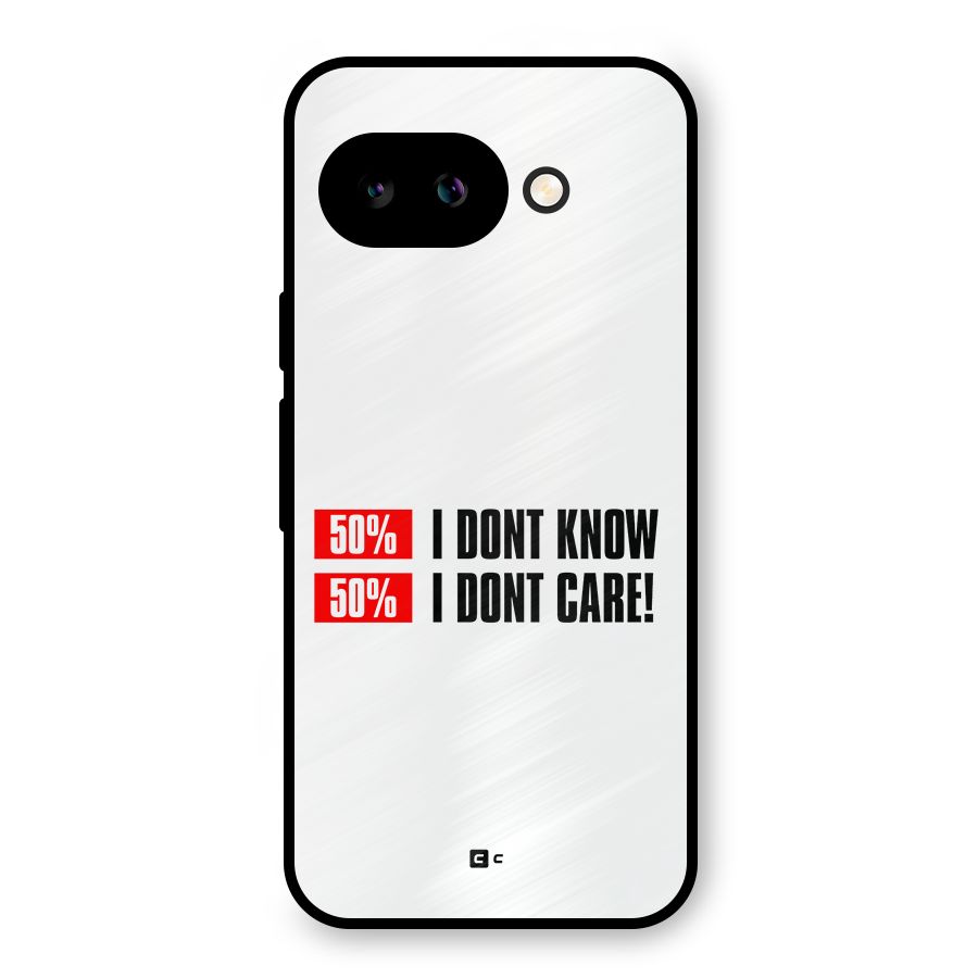 D Dont Know Metal Back Case for Google Pixel 9a