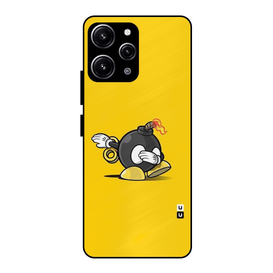 Dab Bomb Glass Back Case for Redmi 12 4G