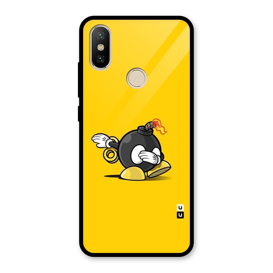 Dab Bomb Glass Back Case for Redmi A2