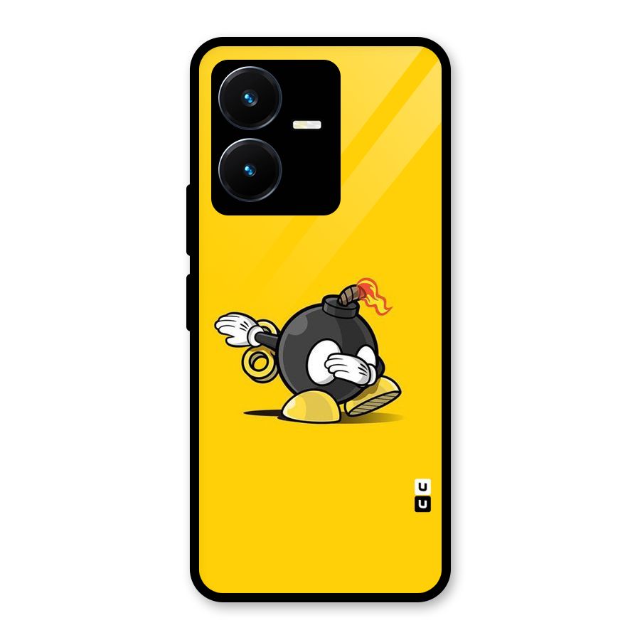 Dab Bomb Glass Back Case for Vivo Y22s