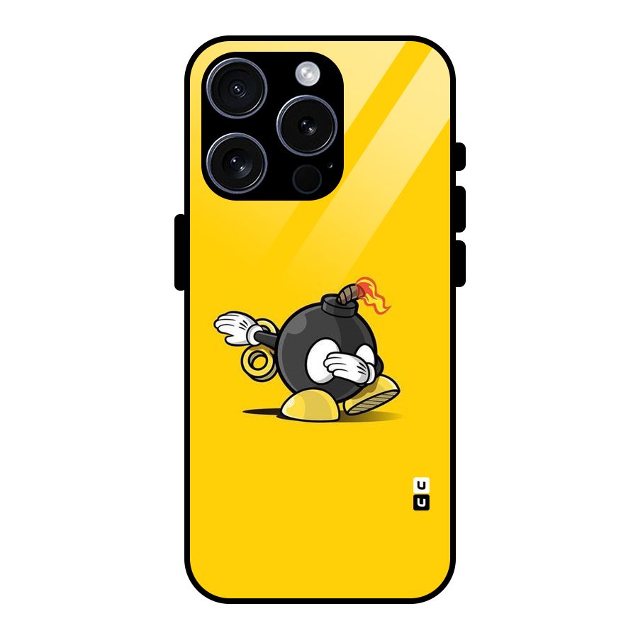 Dab Bomb Glass Back Case for iPhone 15 Pro