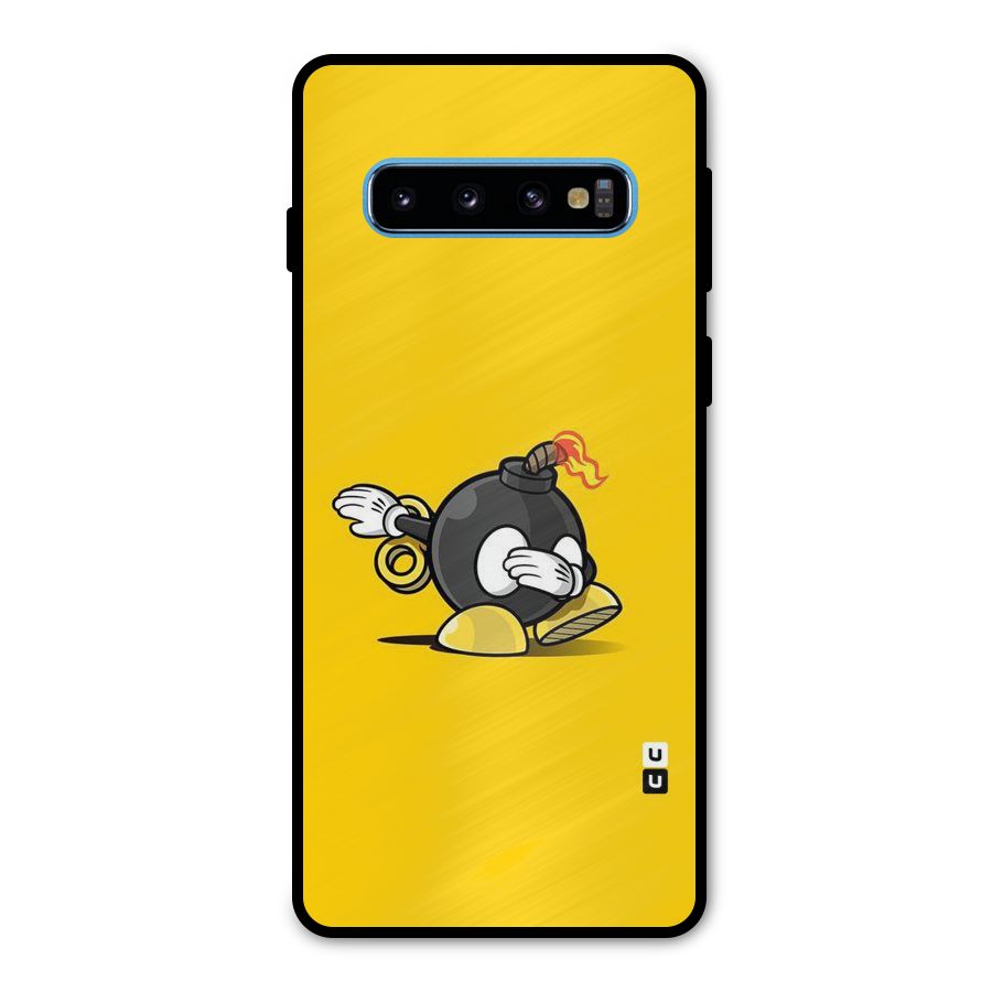 Dab Bomb Metal Back Case for Galaxy S10