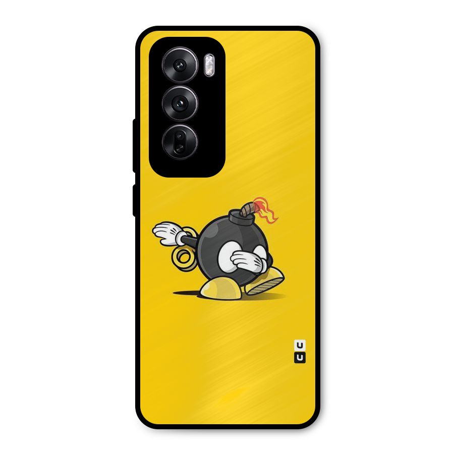 Dab Bomb Metal Back Case for Oppo Reno12