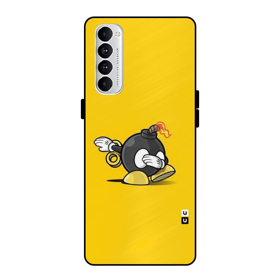 Dab Bomb Metal Back Case for Oppo Reno4 Pro