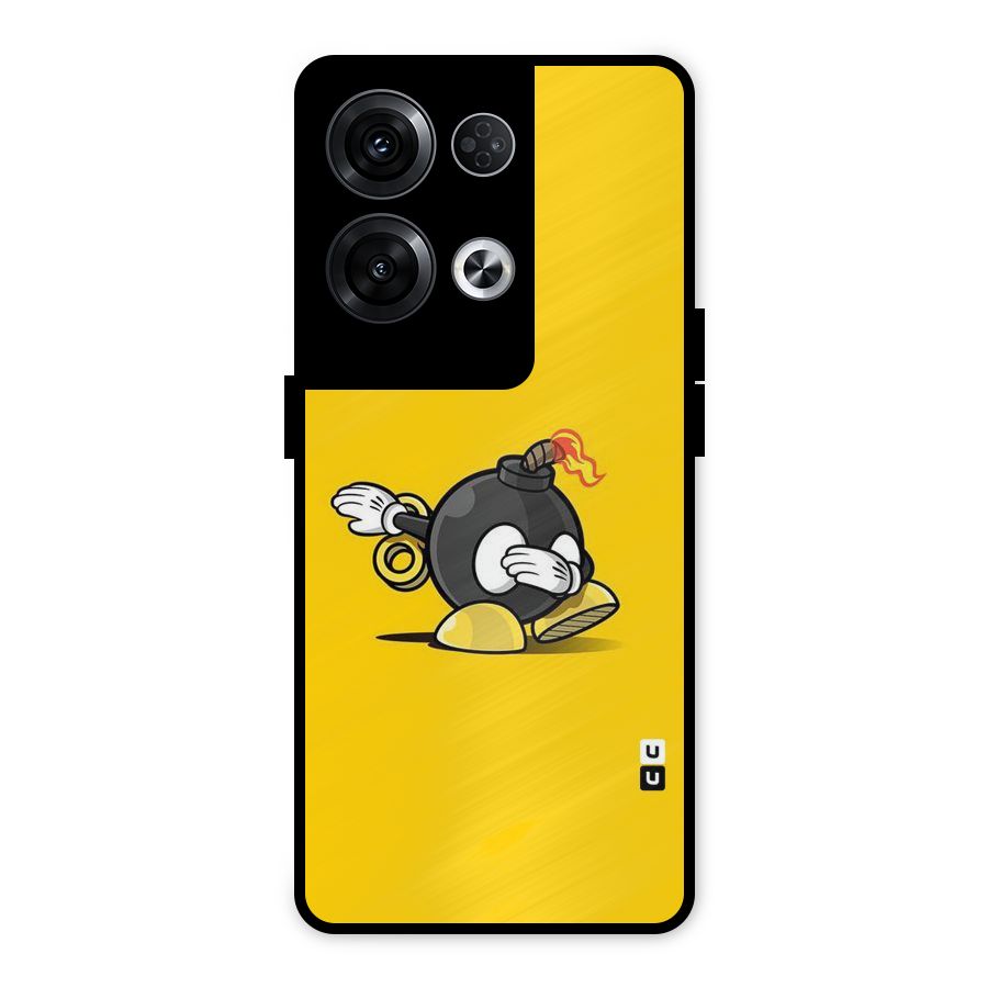 Dab Bomb Metal Back Case for Oppo Reno8 Pro 5G