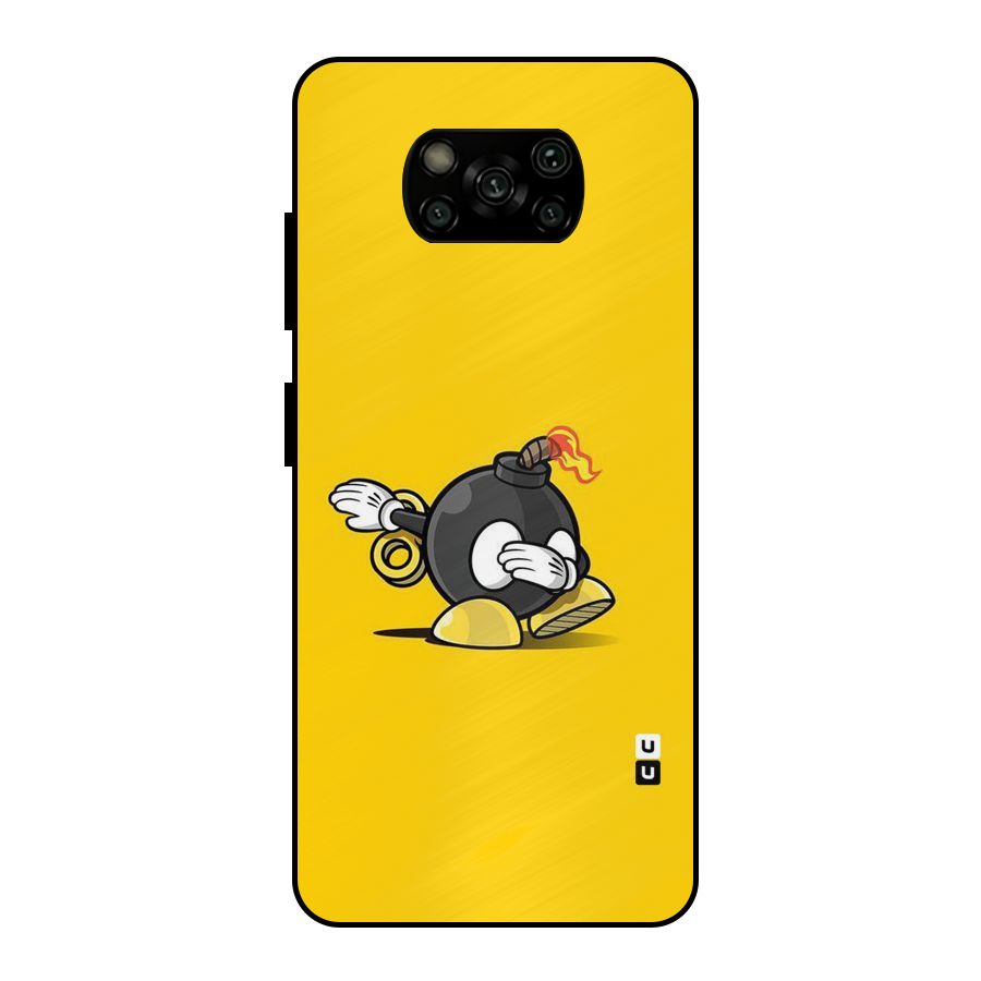 Dab Bomb Metal Back Case for Poco X3