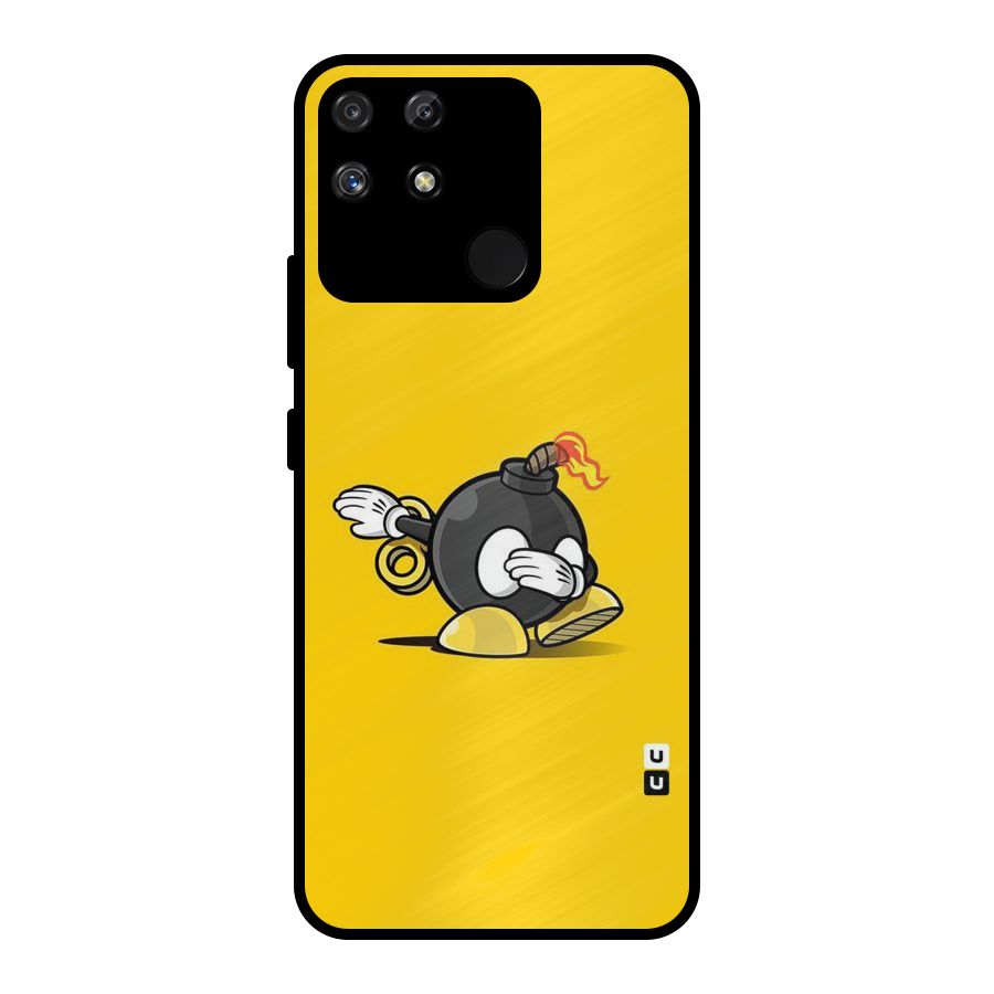 Dab Bomb Metal Back Case for Realme Narzo 50A