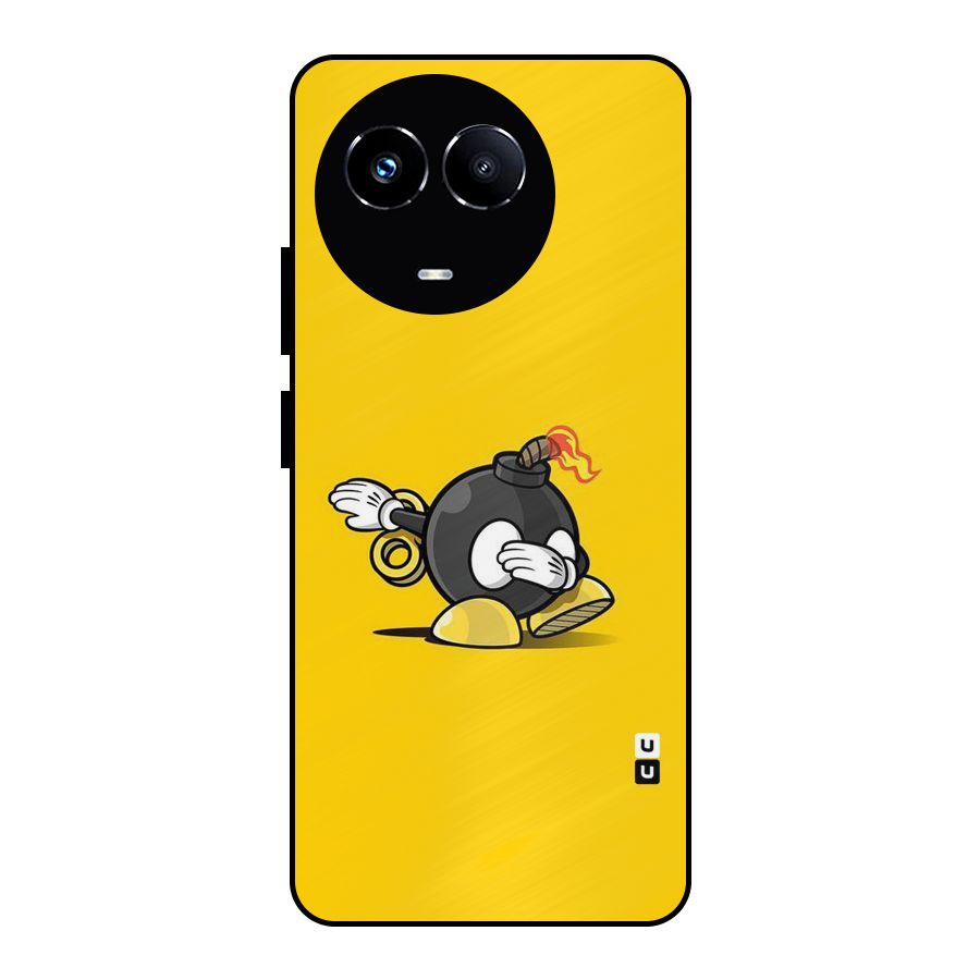Dab Bomb Metal Back Case for Realme Narzo 60X