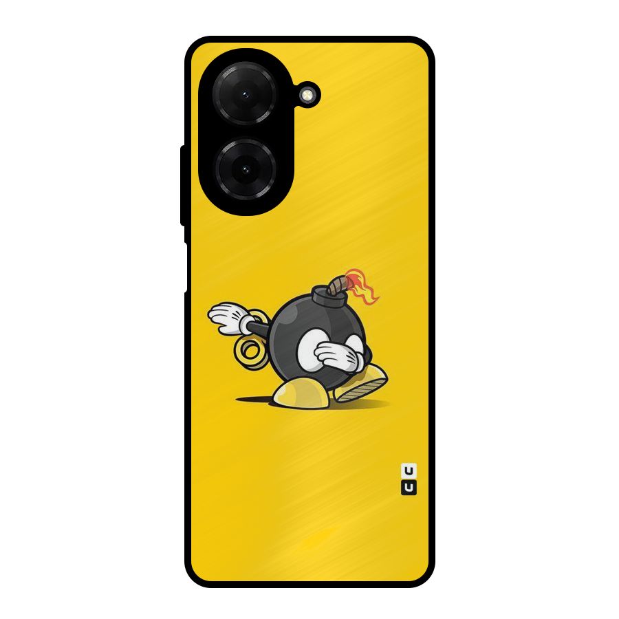 Dab Bomb Metal Back Case for Redmi A5 4G