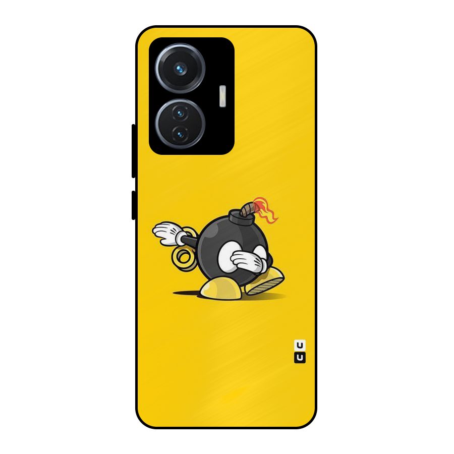 Dab Bomb Metal Back Case for Vivo T1 44W