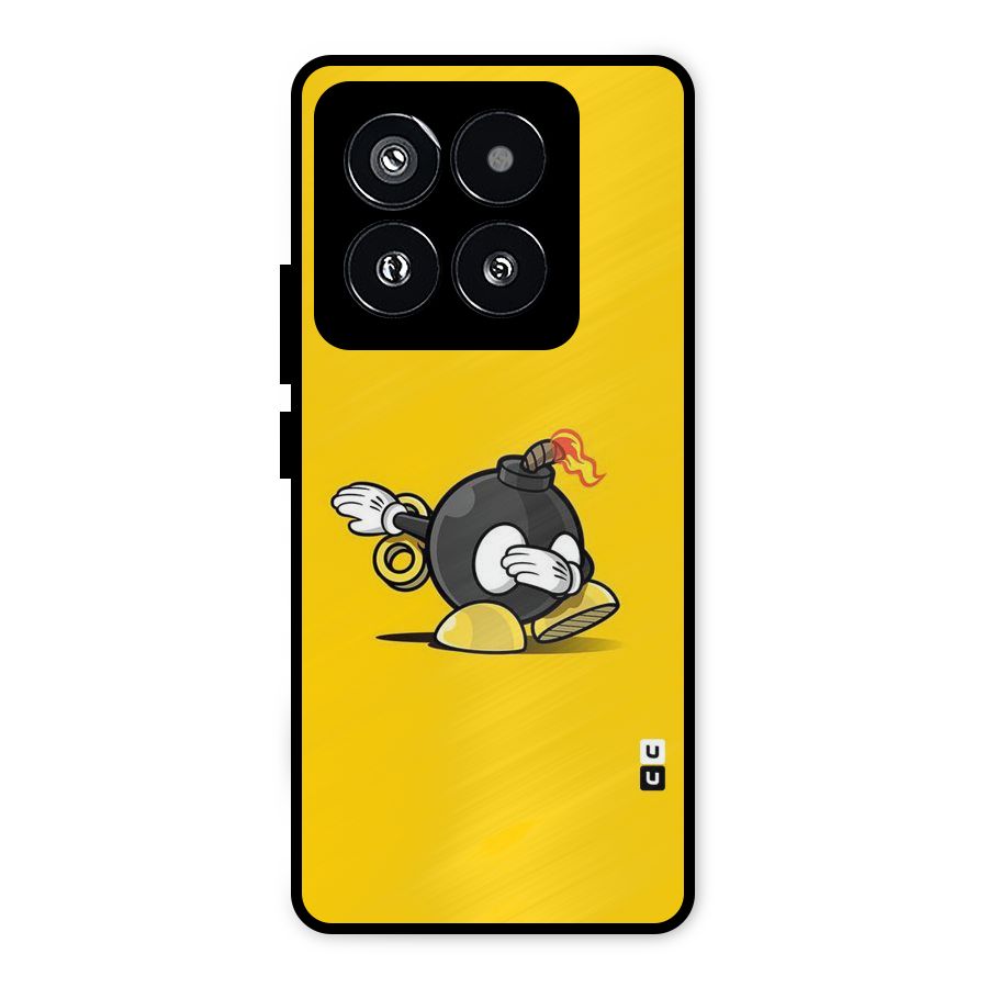 Dab Bomb Metal Back Case for Xiaomi 14 Pro