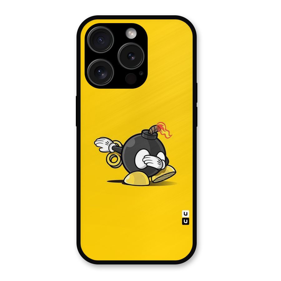 Dab Bomb Metal Back Case for iPhone 15 Pro