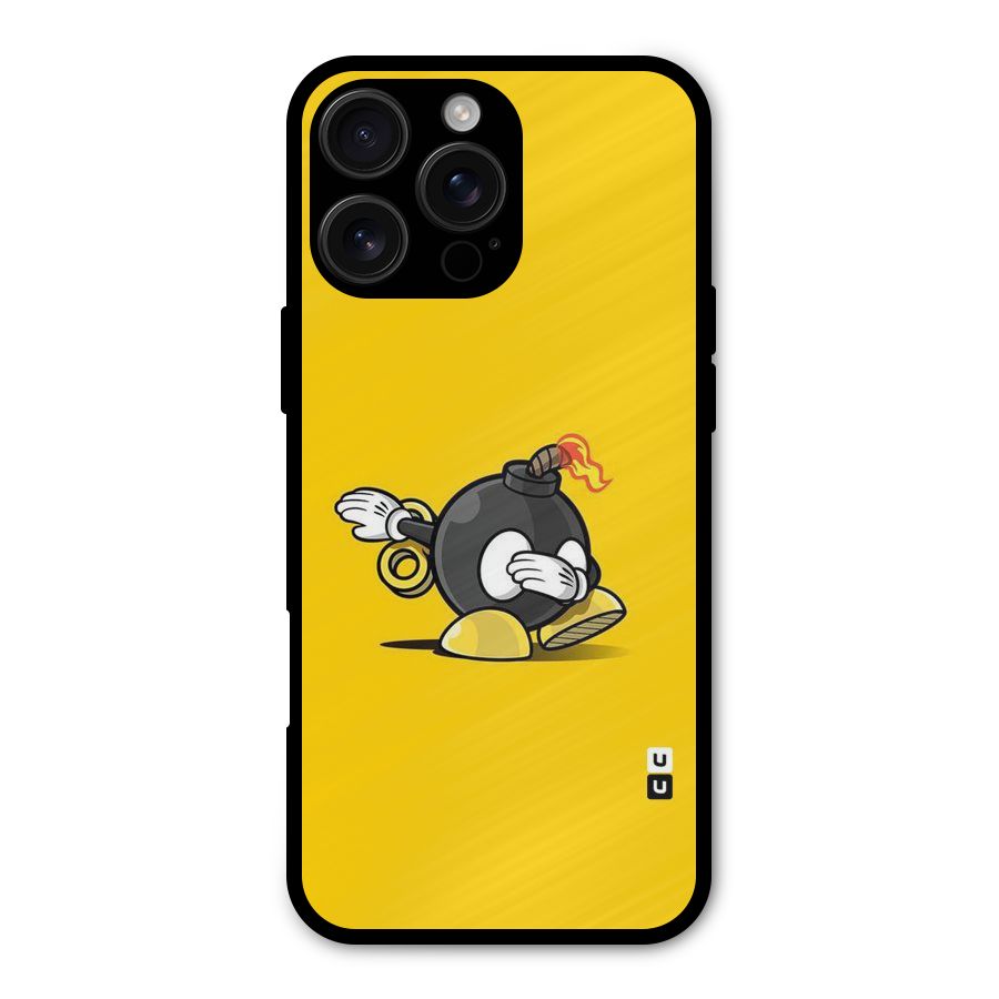 Dab Bomb Metal Back Case for iPhone 16 Pro Max