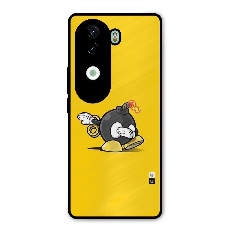 Dab Bomb Metal Back Case for iQOO Z9s