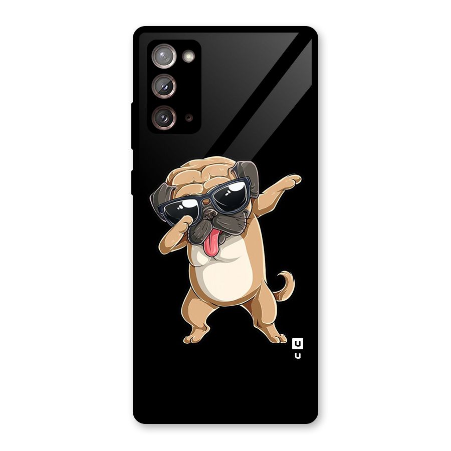 Dab Cool Dog Glass Back Case for Galaxy Note 20