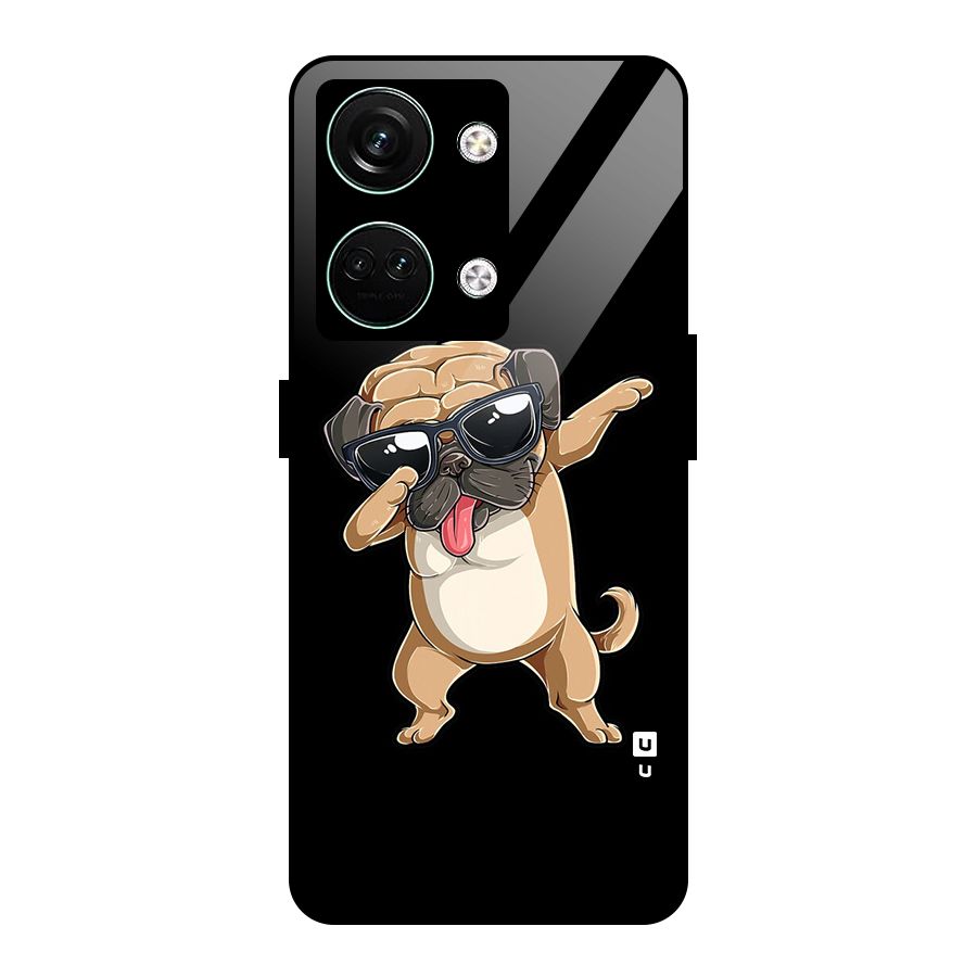 Dab Cool Dog Glass Back Case for Oneplus Nord 3