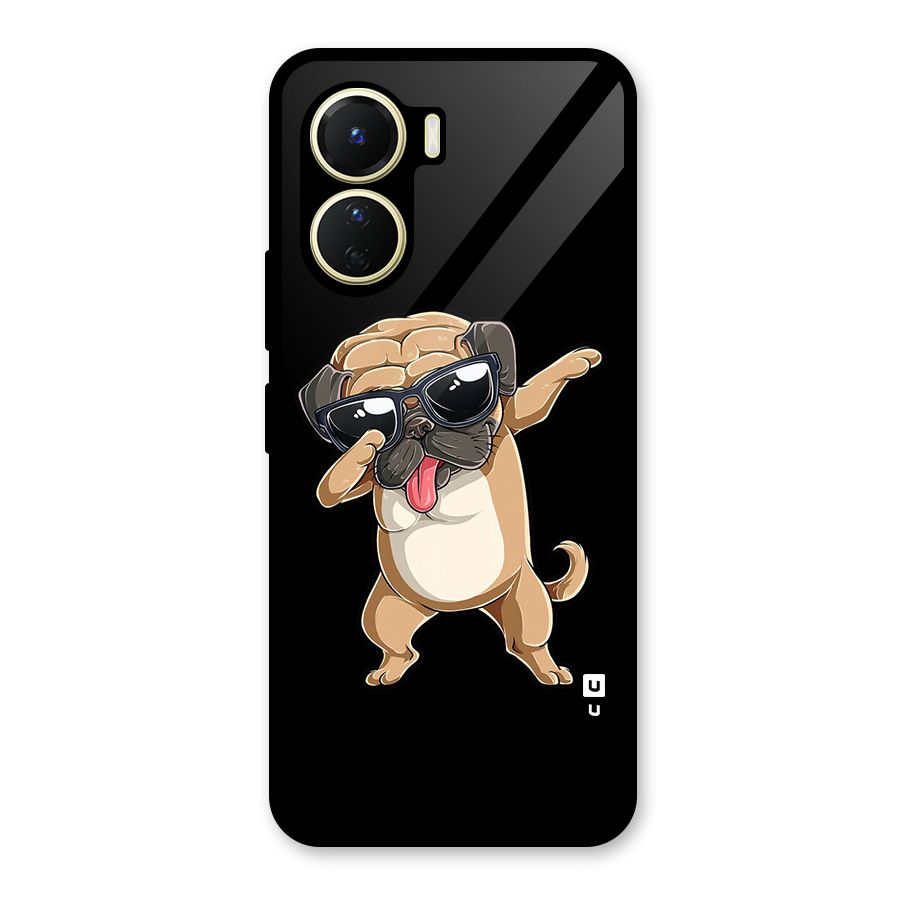 Dab Cool Dog Glass Back Case for Vivo Y56