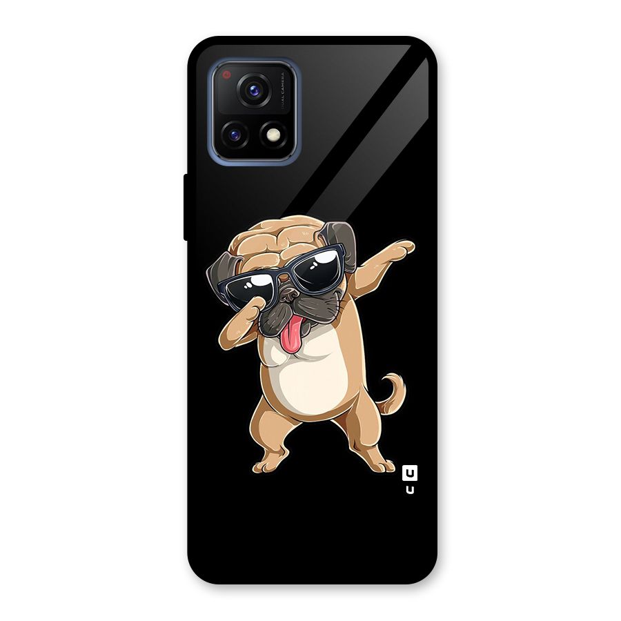 Dab Cool Dog Glass Back Case for Vivo Y72 5G