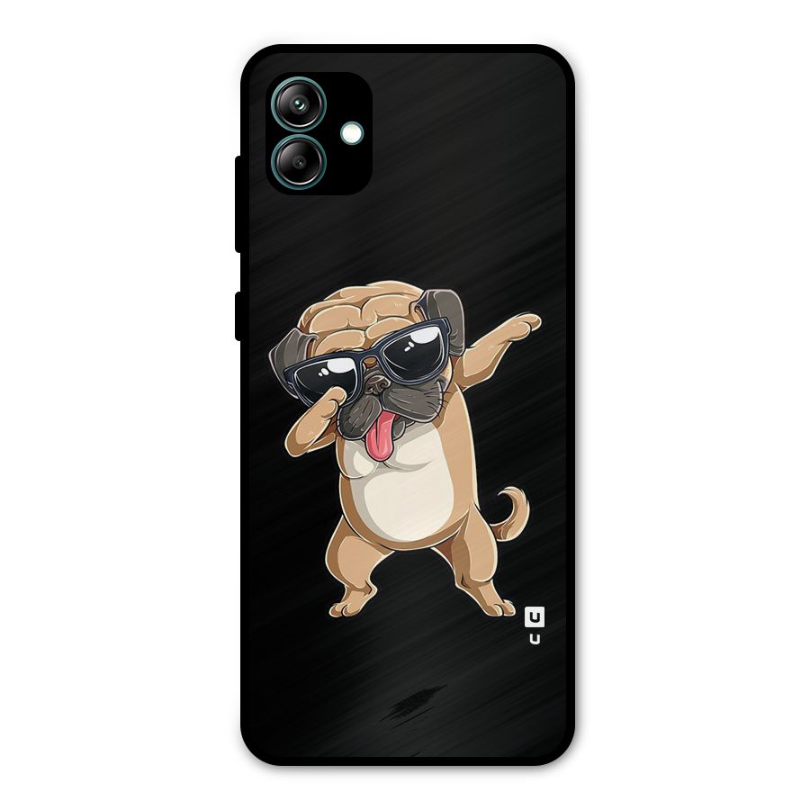 Dab Cool Dog Metal Back Case for Galaxy A04