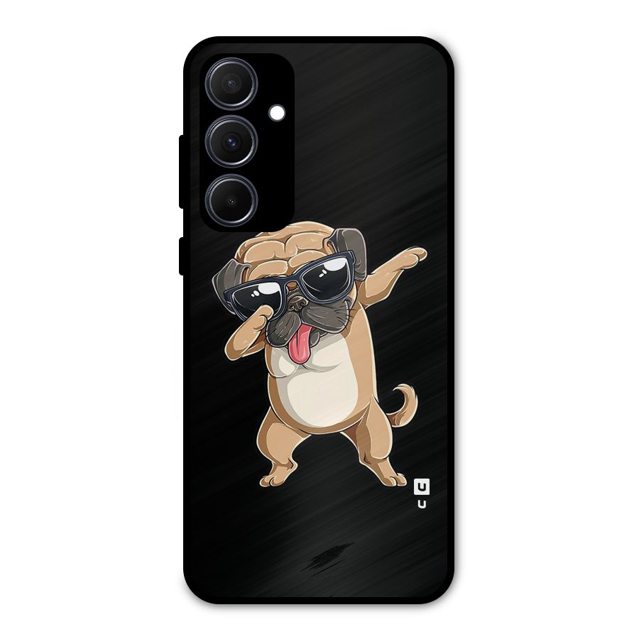 Dab Cool Dog Metal Back Case for Galaxy A35